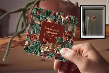 Drink Coaster - Jungle Animals - Let Nature Nature Your Soul