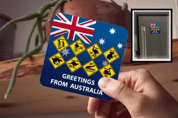 Drink Coaster - Australia Souvenir Road Signs