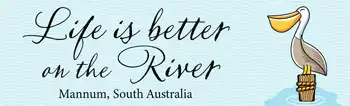 Fridge Magnet - Life Is Better River Pelican 2